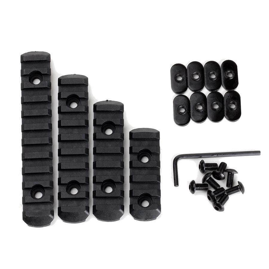 Rel Bipod 22mm 1 Set 4 Pcs Bahan ABS Adaptor Rel Scope Senapan Angin Import