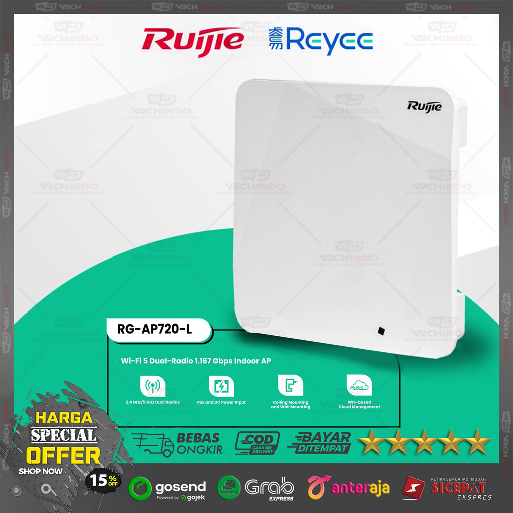 Reyee Ruijie RG-AP720-L | Access Point Ceiling Indoor RG-AP720L RG AP720L 