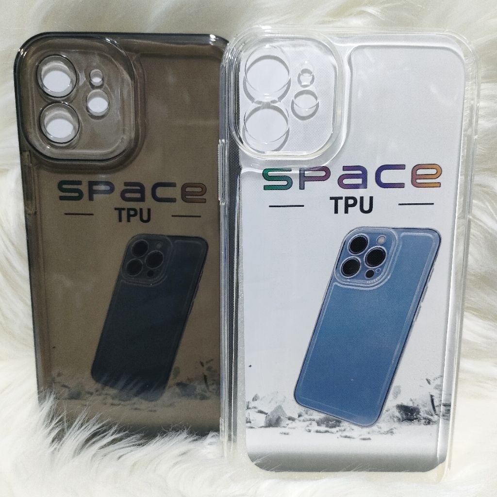 COD Soft Case Space Tpu Original iPhone 11 Silikon Casing Clear Bening Hitam Black Transparan