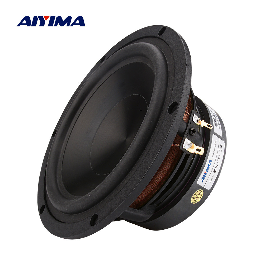 AIYIMA Auo 65 inch 4 8 Ohm 100W Midrange Bass Woofer Speaker  Aluminum Ceramic HIFI Bookself Loudspe