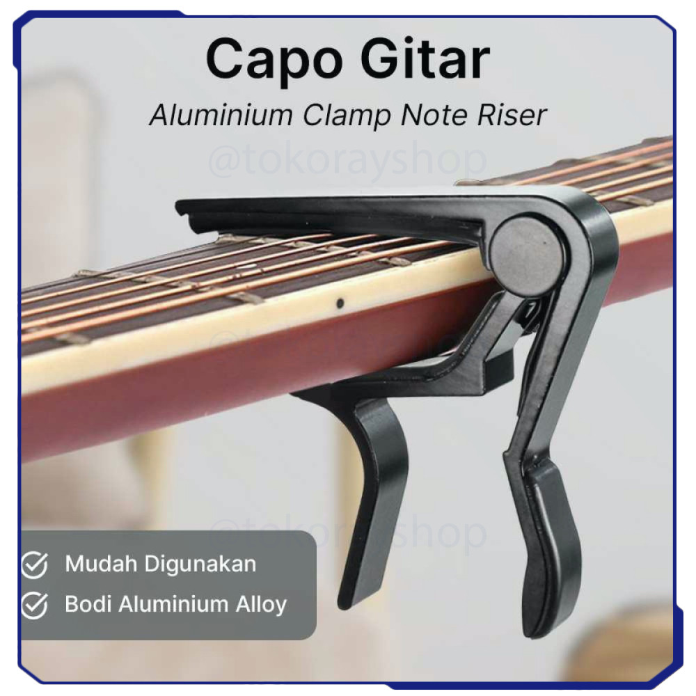 Capo Gitar Aluminium M556 untuk Gitar Akustik & Ukulele