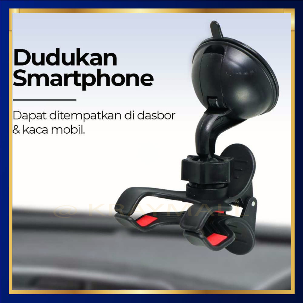 Dudukan Smartphone Tripod Car Mount Holder Smartphone - WF-329