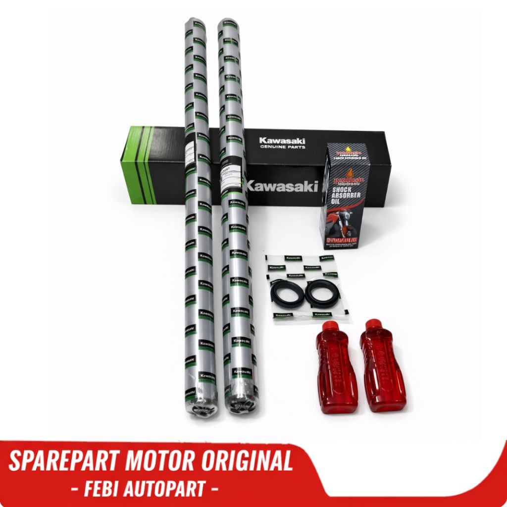 sok depan KLX 150 tele L sil+oli+sok  ORIGINAL