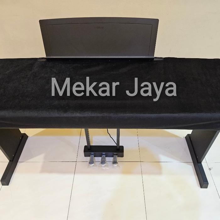 Cover Digital Piano Yamaha DGX Tutup Piano Yamaha DGX - Hitam Velvet