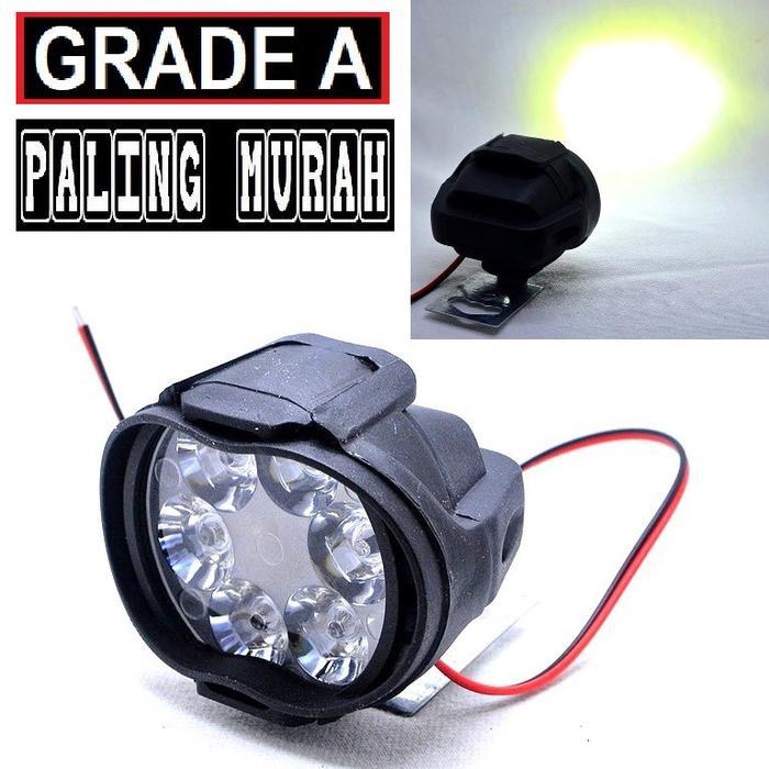 Lampu Led Sorot Tembak Sinar Fokus Sangat Terang Baut Baud Spion Motor
