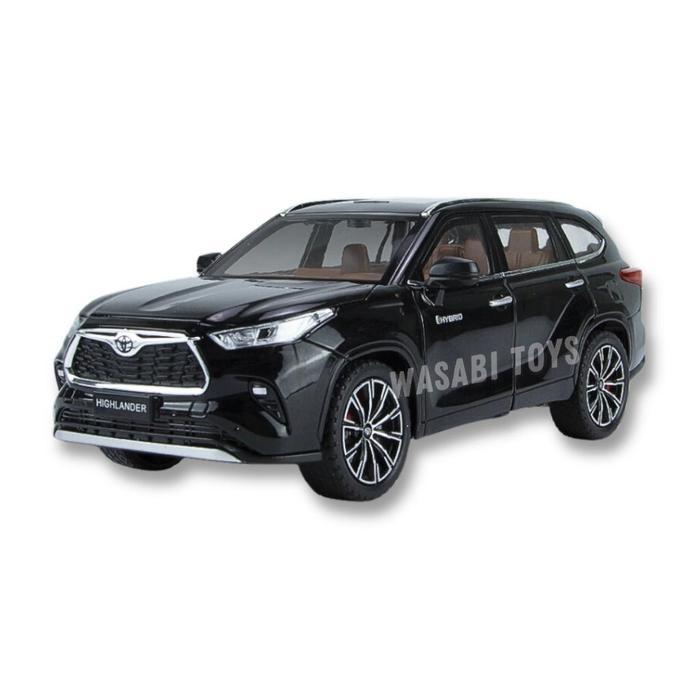Diecast 1:24 Toyota Highlander / Innova Zenix (Fitur Kursi Maju-Mundur, Buka Sunroof, Lampu, Suara) 