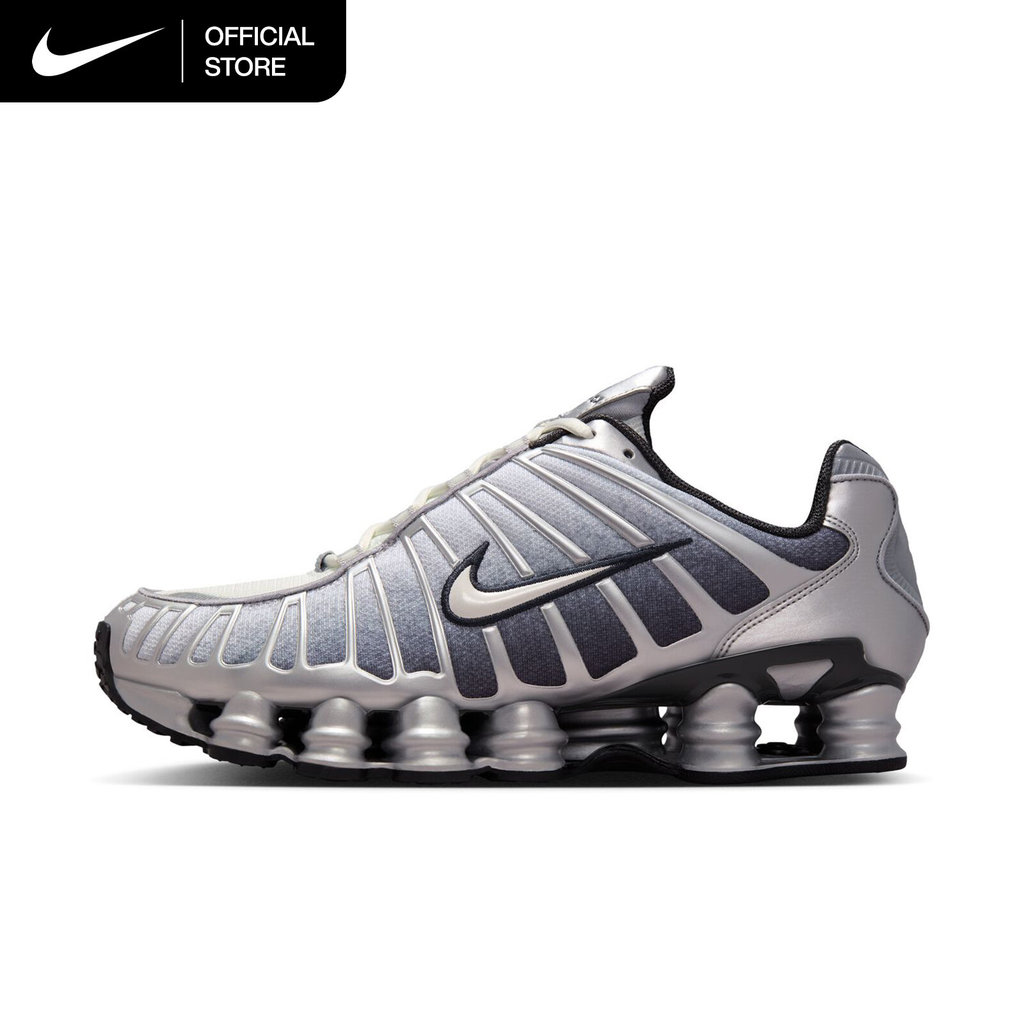 Nike Men's Shox TL with Reflective Design Accents Shoes - Metallic Silver [IH4466-095]