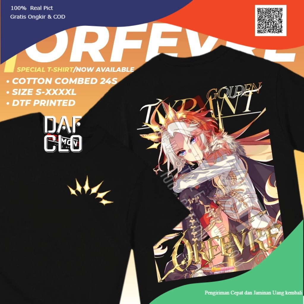 Kaos Baju Orfevre Uma Musume: Pretty Derby - Kaos Anime/Game Kaos Anime D1