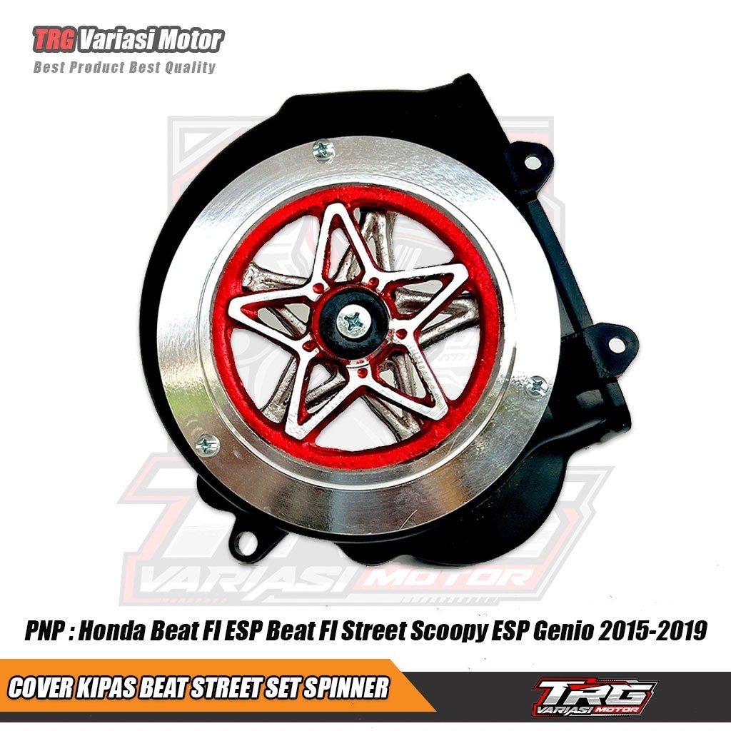 Tutup Kipas Beat Street Cover Kipas Beat Street Beat FI Scoopy ESP Genio 2015 - 2019 Set Spinner Bin