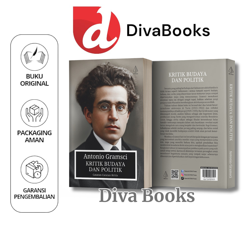 DIVA Press Book - Buku Kritik Budaya dan Politik: Catatan-Catatan Kritis - Antonio Gramsci - IRCiSoD
