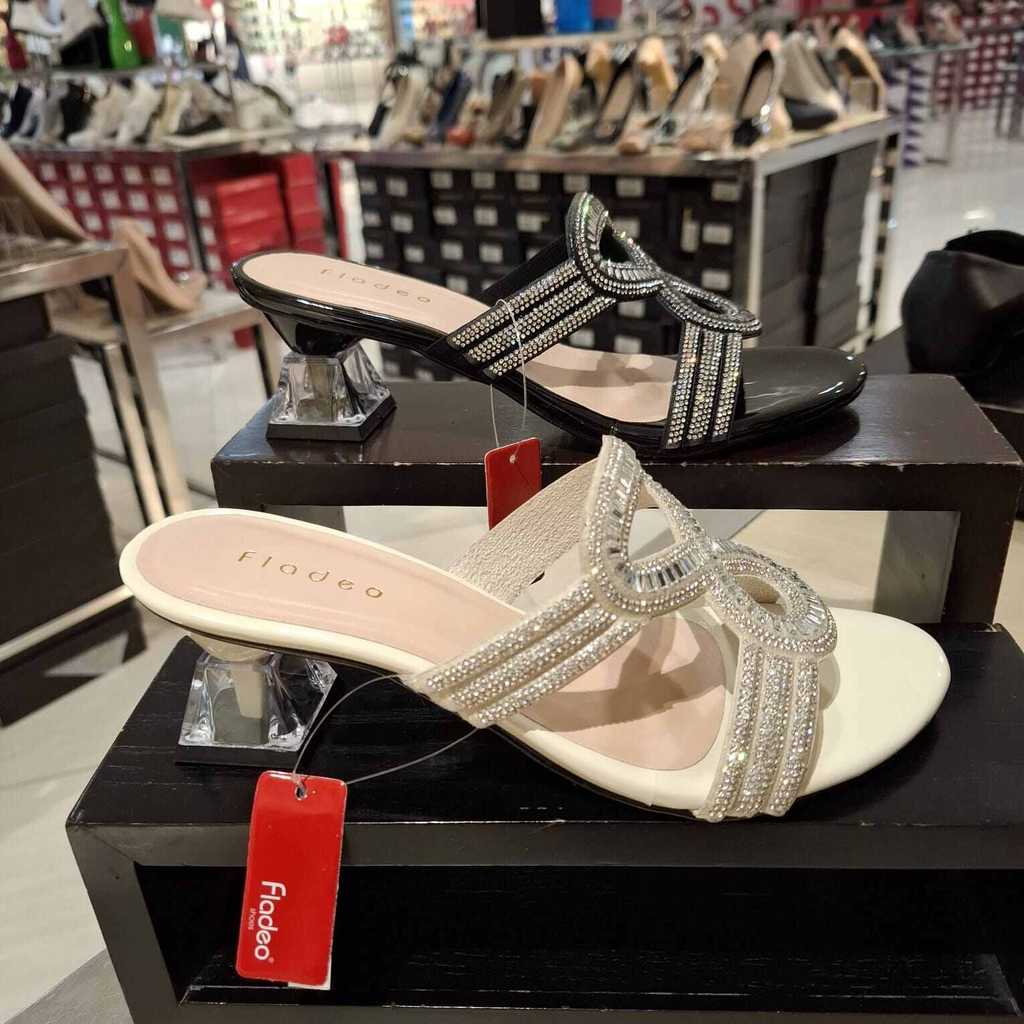 FLADEO ‼️ sandal wanita heels hak 5cm comfort blink blink