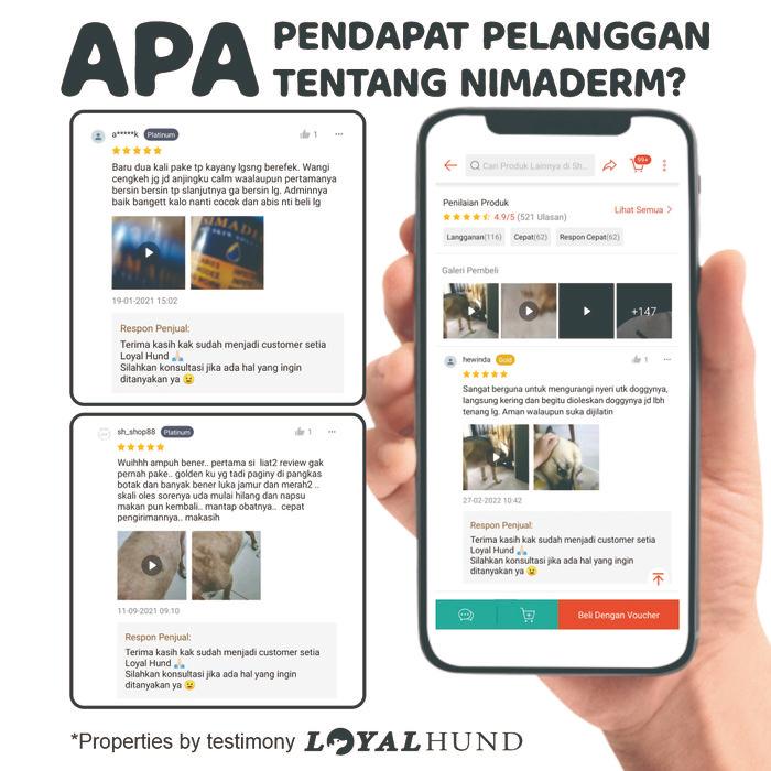 Nimaderm Obat Kulit Kucing Anjing Jamur Scabies Gatal dan Luka. Terlaris
