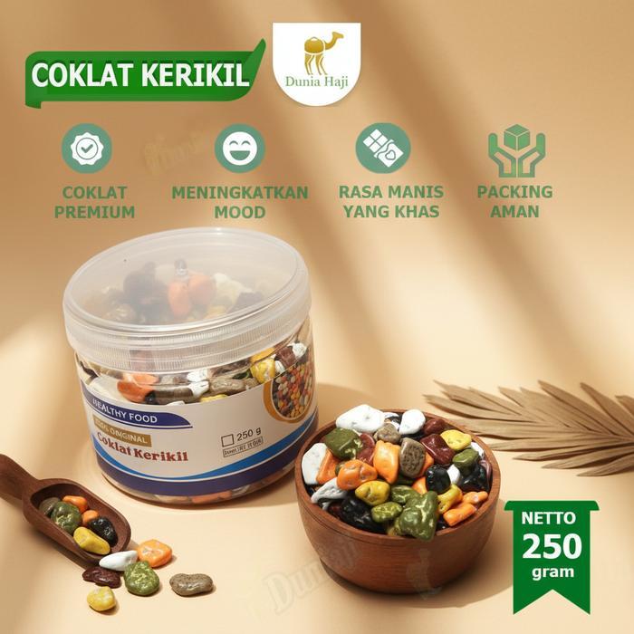 Coklat kerikil / Coklat Batu Oleh-Oleh Haji & Umroh Murah & Asli Arab