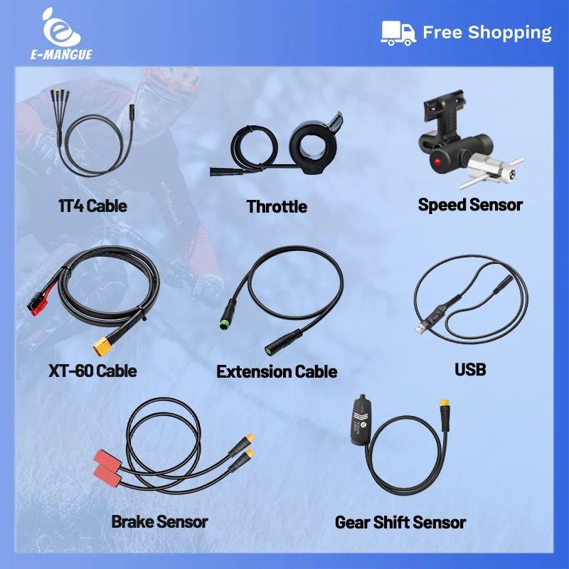 Bafang Mid Drive Motor Gear Shift Sensor Twist Throttle USB Programming Cable Chainwheel Ring Wrench