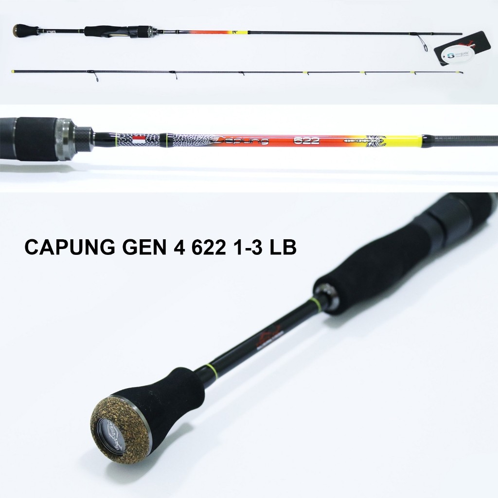 Joran Ultralight Seaguide RELIX Nusantara CAPUNG Gen 4 UL 2 Section | 622 UL 3LB – 662 UL 5LB – 702 