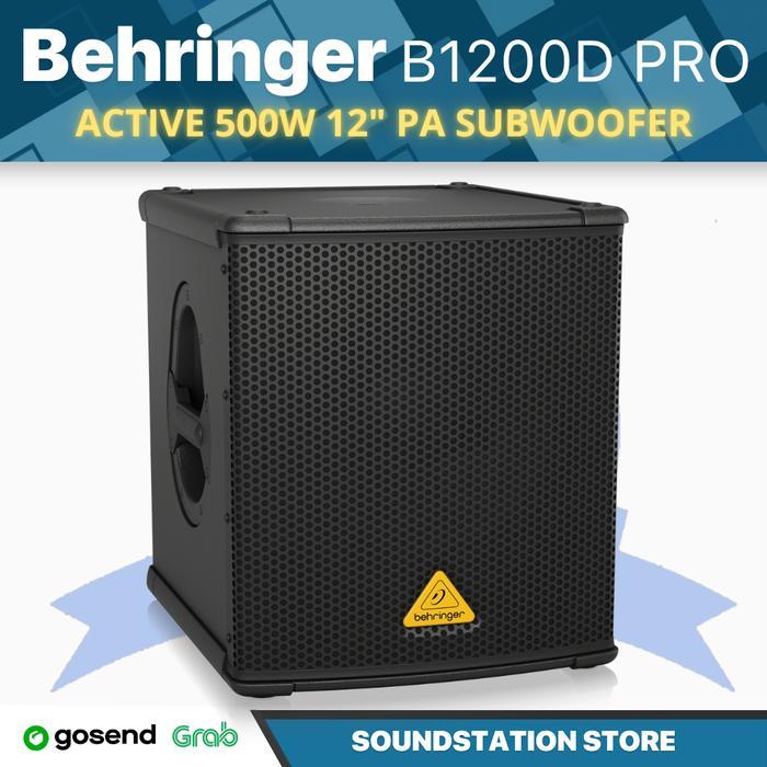 MEGA SALE BEHRINGER EUROLIVE B1200D PRO Active 500W 12" PA Subwoofer | Sub Aktif