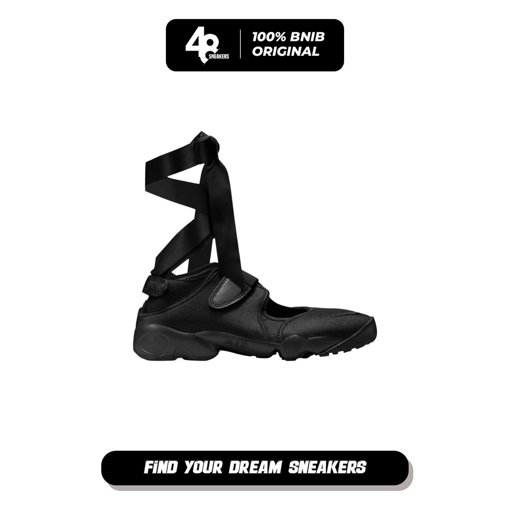 Sepatu Sneakers Wanita Nike Air Rift Black  (IH1990-010) Original