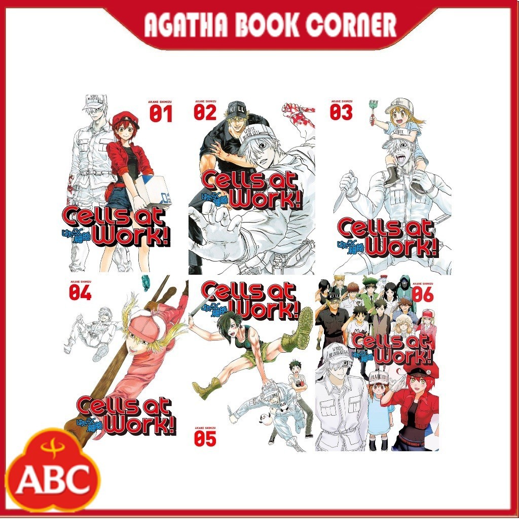Komik Cells at Work (6 book series)
