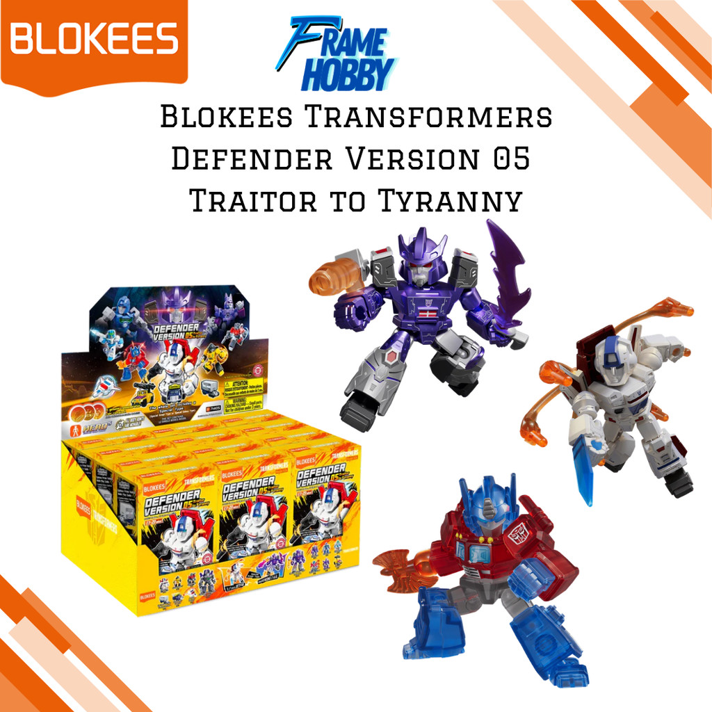 Blokees Transformers Defender Version 05 Traitor to Tyranny DV05 DV-05 Blind Box Figure Model Kit