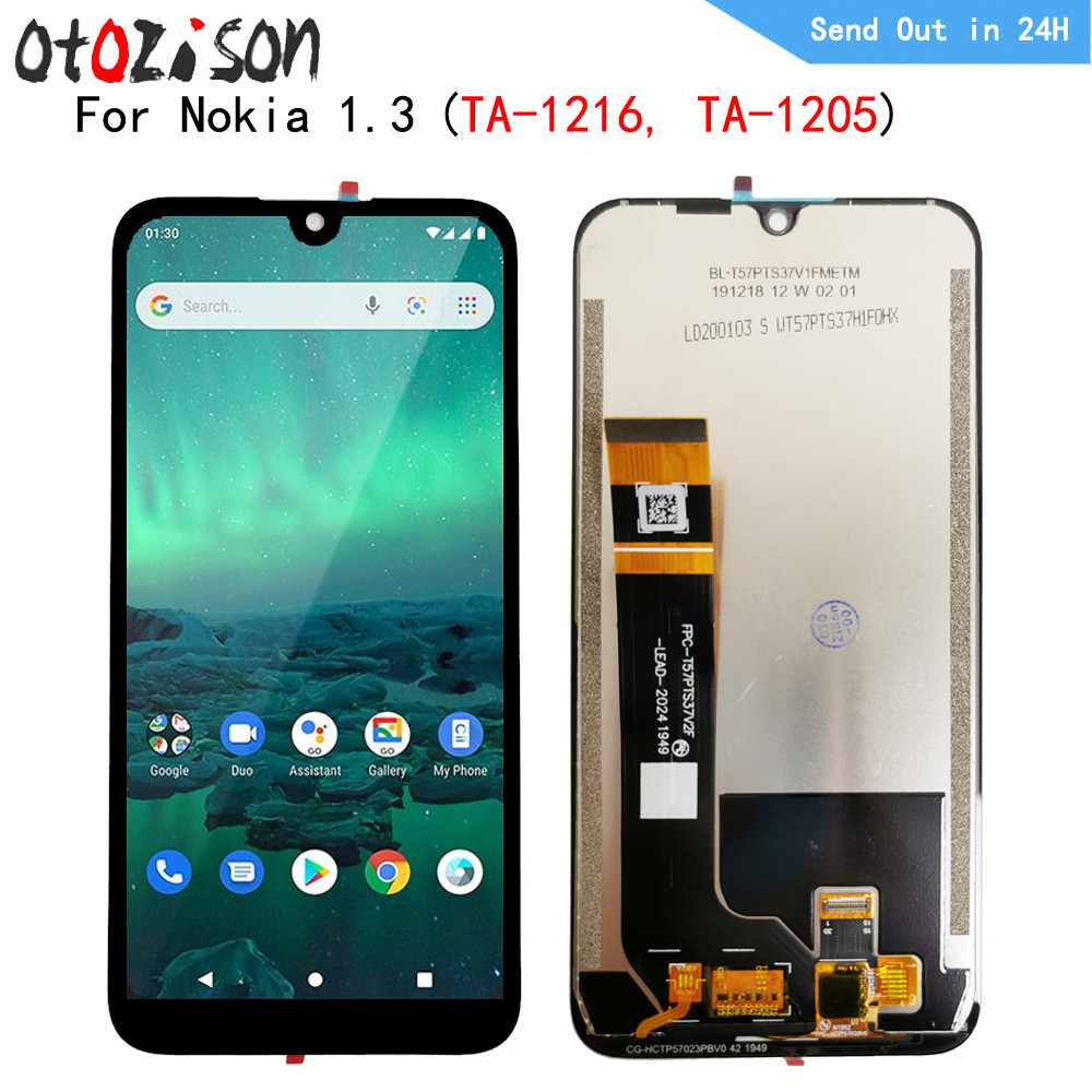 For Nokia 1.3 LCD Screen 5.71" IPS splay For Nokia 1.3 TA-1216, TA-1205 LCD Screen Tou Panel gitizer