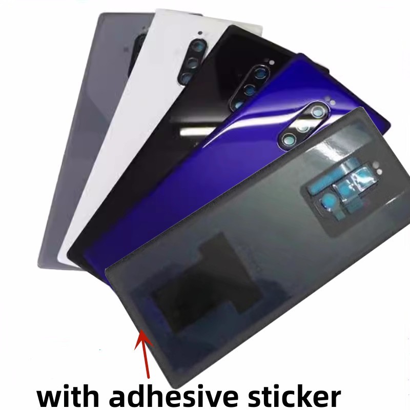 Back Glass back cover case for Sony XPERIA 1 X1 XZ4 J9110 battery cover Housing Cover Repair Parts W
