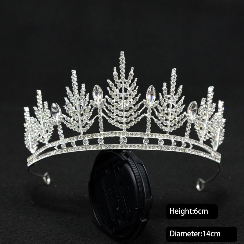 lekmeen- Aksesoris Mahkota Pengantin Mahkota Pengantin Aksesoris Rambut Pengantin Aksesori Gaun Peng