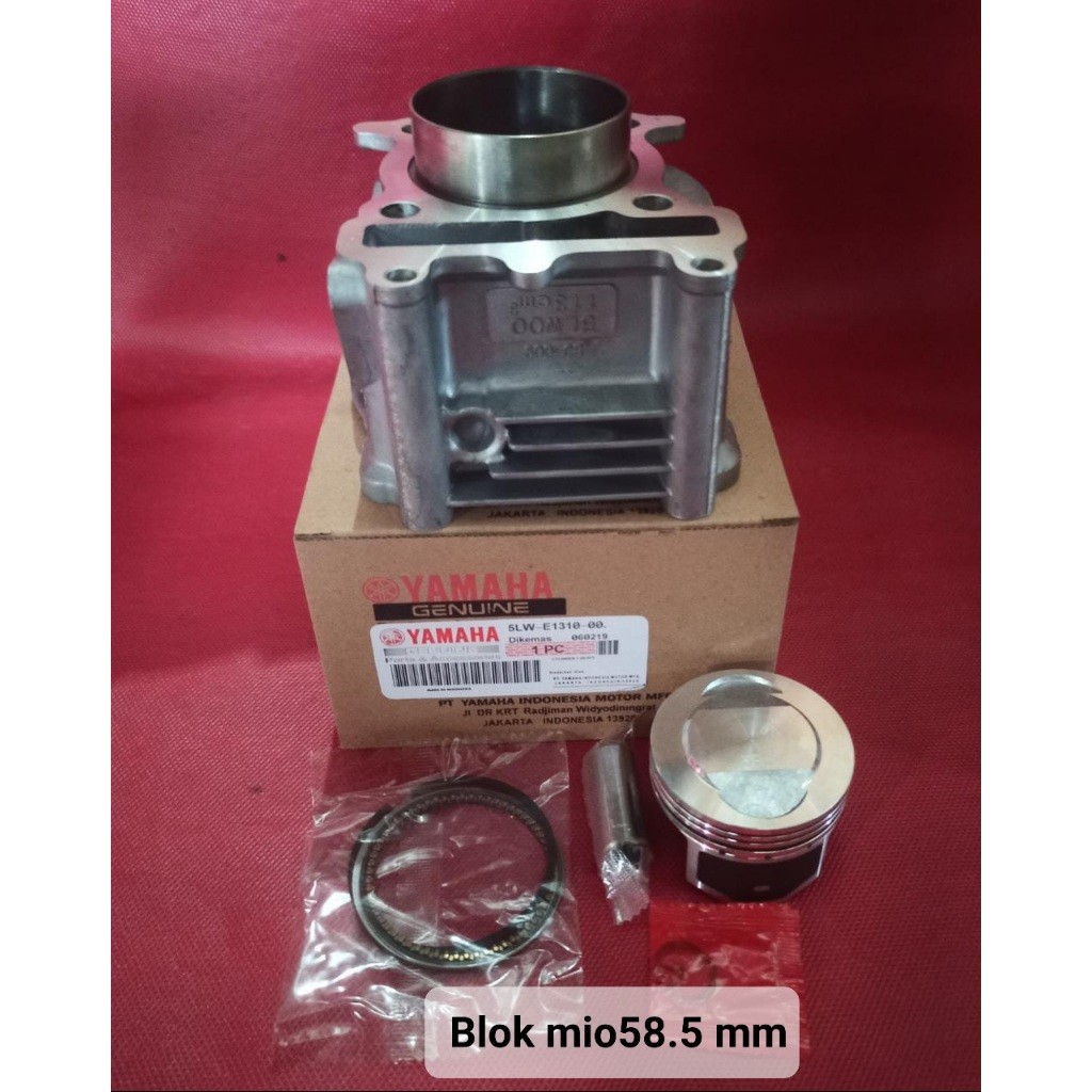 Blok Seher Bore Up Mio 150cc 58.5mm - Paket Komplit 5LW