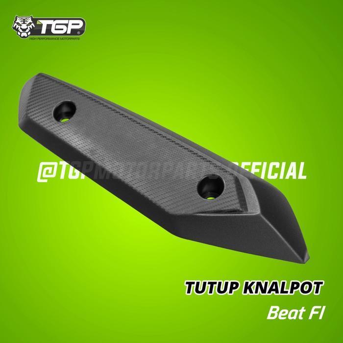 COVER TAMENG PELINDUNG KNALPOT BEAT FI 2013 2014 NON ESP HITAM ORI TGP