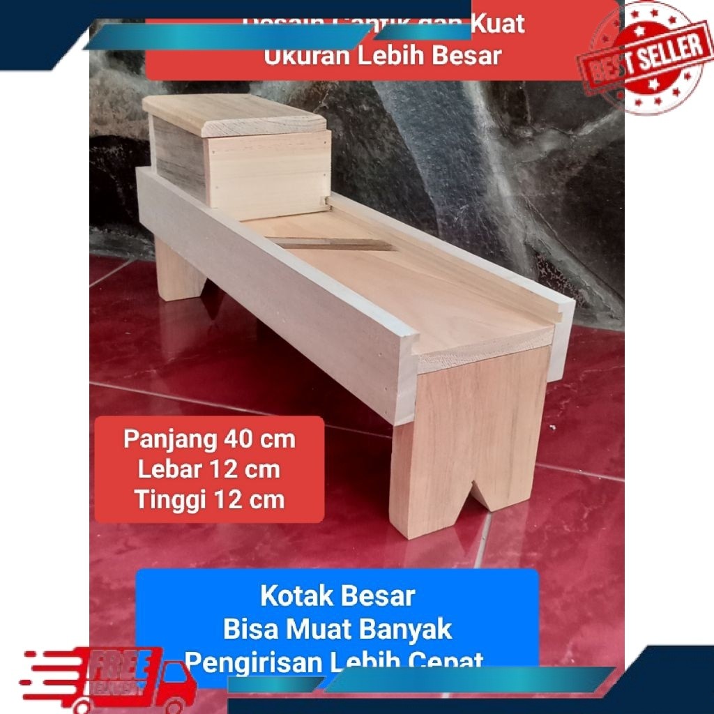 Pengiris bawang JATI BELANDA Ukuran BESAR/ Irisan bawang merah/Pengiris serbaguna PALING DICARI 