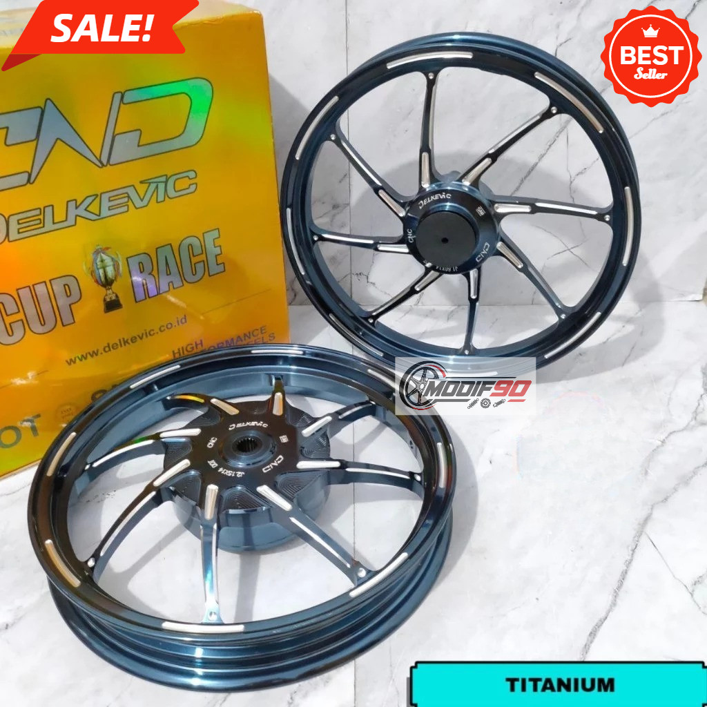 VELG DELKEVIC M8 RING 17 VARIO 110 / 125 / 150 / VARIO 160 CBS / AEROX OLD / AEROX NEW / NVX / NMAX 