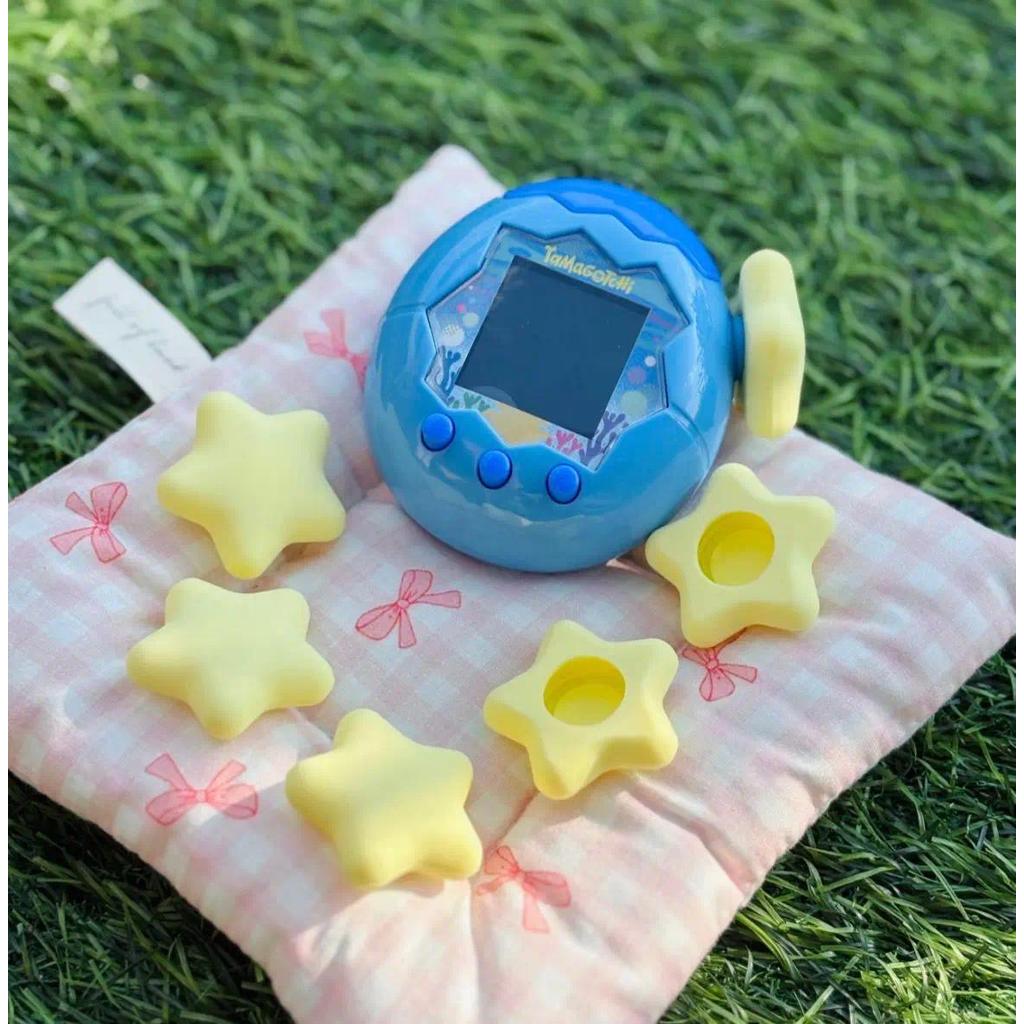 Tamagotchi Uni Paradise Electronic Pet Toy With Silicone Protective Cover In Red Green Apple Strawbe