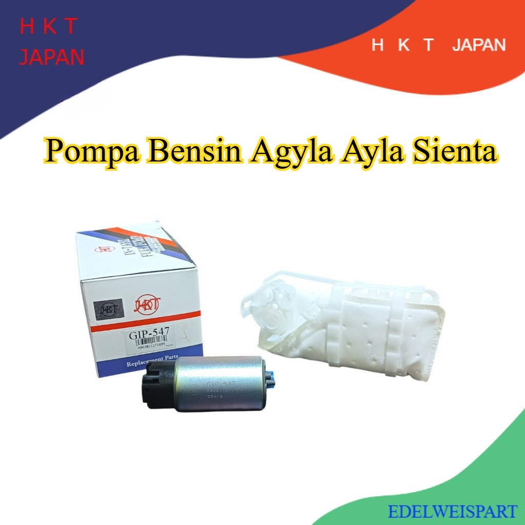 Pompa Bensin Agyla Ayla Sienta Gip-547  JAPAN Fuel Pump Filter ORI
