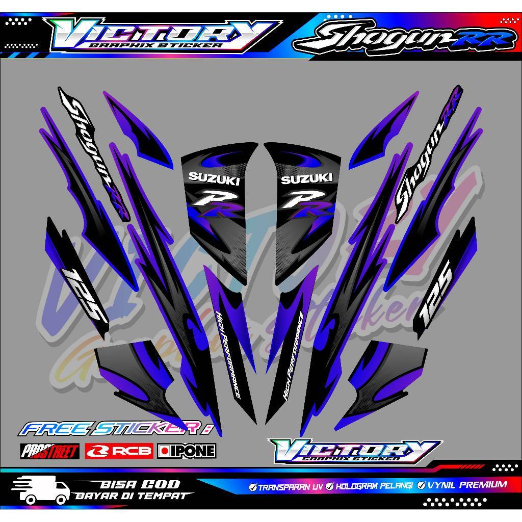 Striping Variasi Motor Suzuki Shogun 125 Rr / Stiker List Motor Shogun 125 Rr
