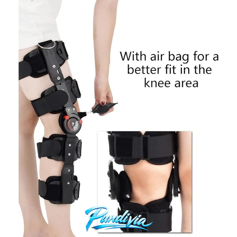 Deker Terapi Lutut Penyangga Terapi Lutut Adjustable Patah Kaki Terapi Kaki Knee Brace Alat Penopang