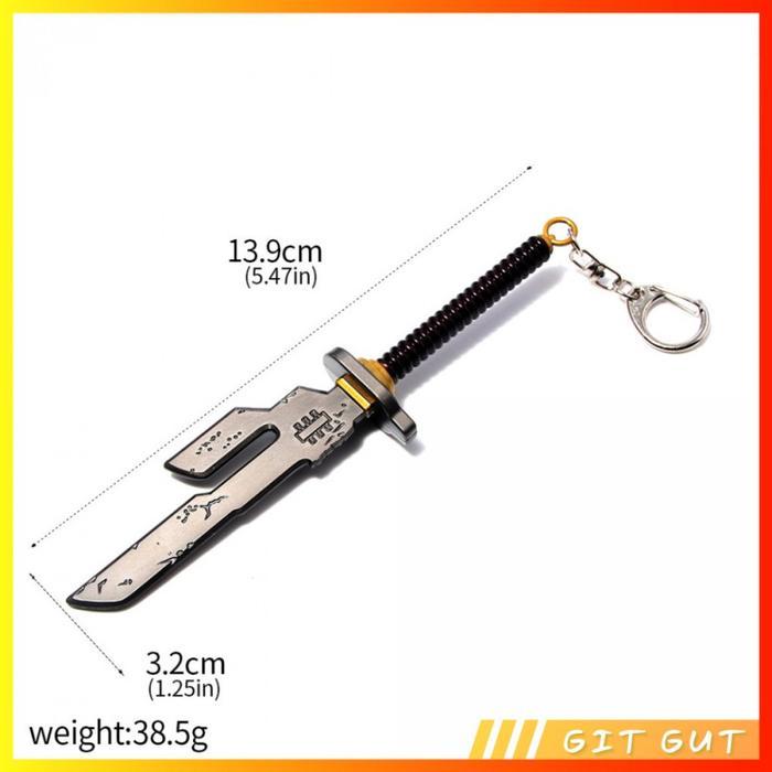 PROMO Keychain Gantungan Kunci Jujutsu Kaisen Toji Nanami Weapon Cursed Tool - Inverted Spear