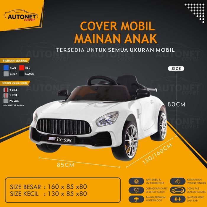 Penutup Mobil Mobilan Anak Aki Sarung Cover Mobil Mainan Anak Elektrik - size besar