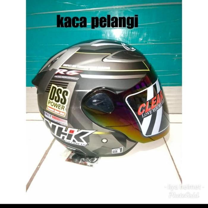 kaca helm + rachet nhk r6 - Pelangi