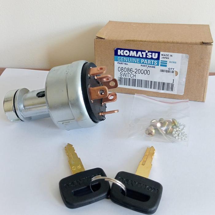 Kunci Kontak 08086-20000 Komatsu Pc200 Ignition Switch 08086-10000