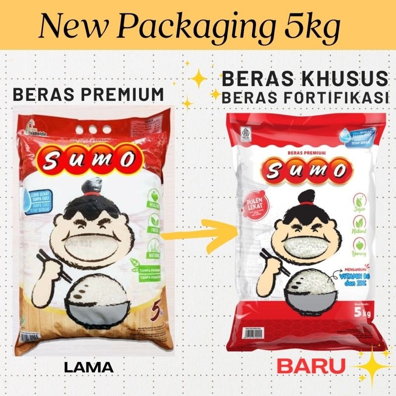 Beras Sumo Merah 5kg  Bandung