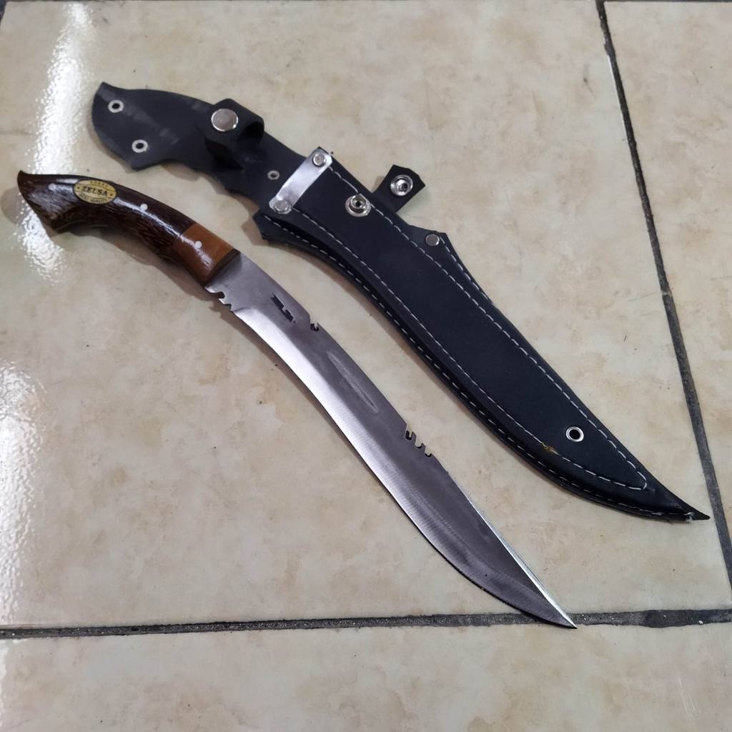 ARRSEN ONE STORE katana baja asli super tajam Koleksi Katana Asli Varian Warna Katana Panjang 1 mete