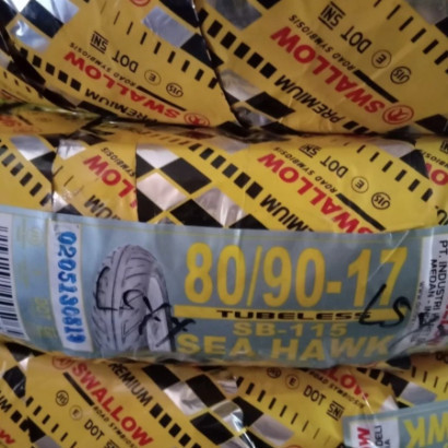 Ban Tubles Swallow 80/90-17 Ban Tubeless Swallow 80 90 17 Sea Walk
