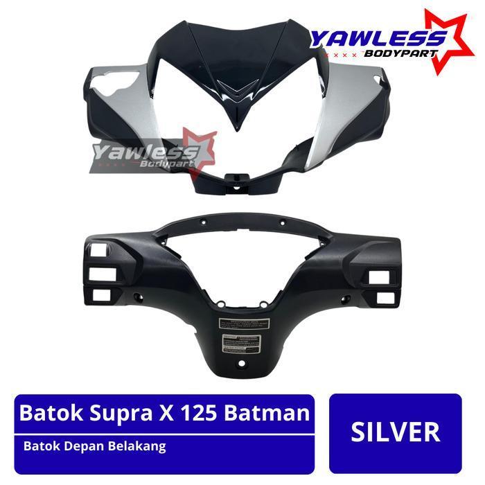 batok kepala supra x 125 Batman warna Silver + Reflektor supra x 125 / batok lampu supra x 125 - D.B