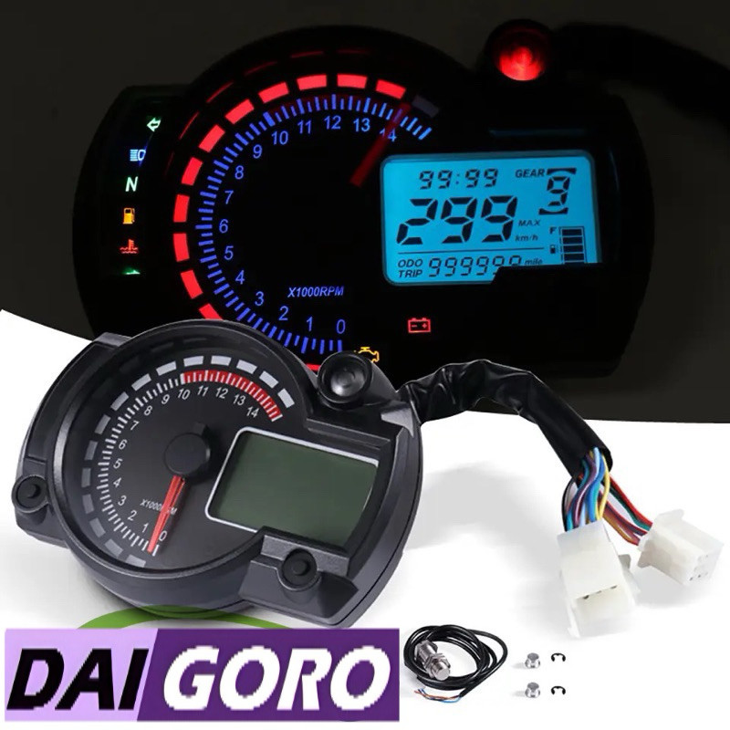 Speedometer Digital CB Spido Spedometer Spidometer Universal Vixion Tiger Ninja 150r Ninja Rxking Sc