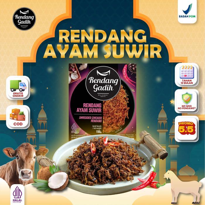 Rendang Gadih - Rendang Ayam Suwir 150 g