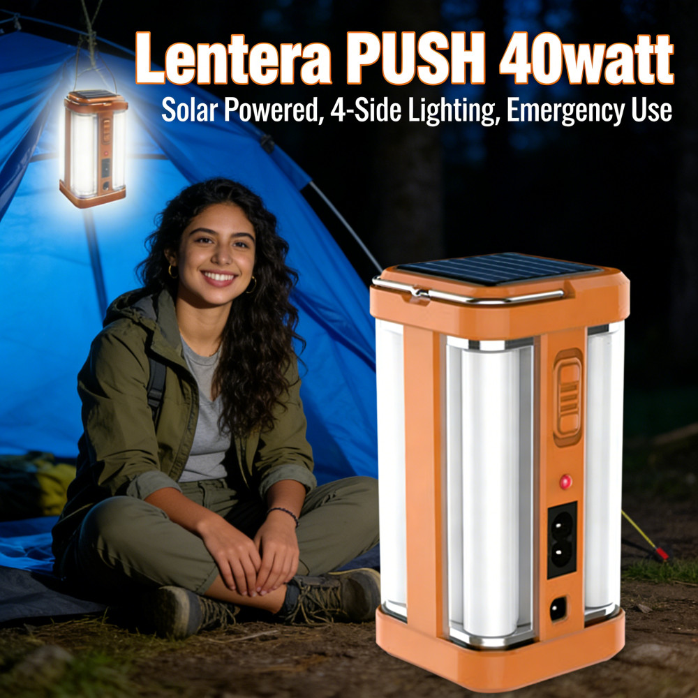 tahan lampu darurat 12 jam / 24 jam lampu super terang case lampu