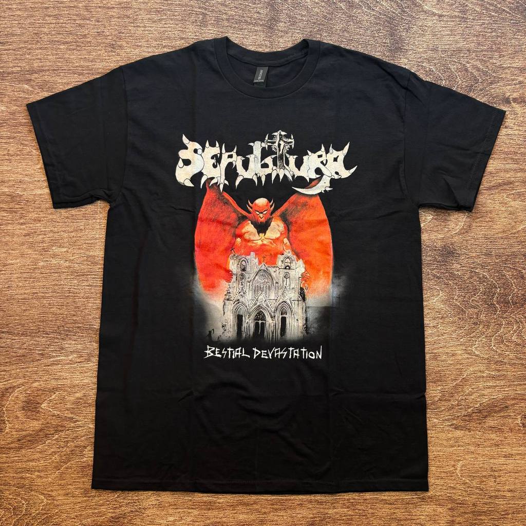 KAOS BAND OFFICIAL SEPULTURA - BESTIAL DEVASTATION ORIGINAL MERCHANDISE
