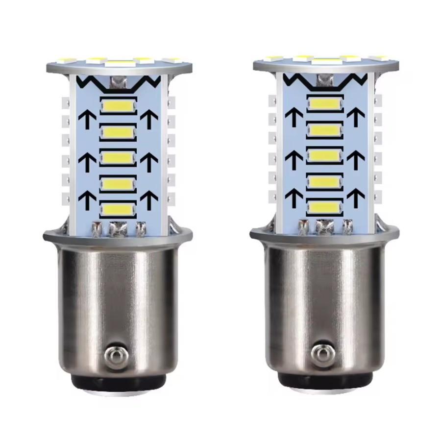 Lampu Stop Rem LED T20 1157 Super Bright 12V | Bohlam LED Belakang Waterproof Plug and Play