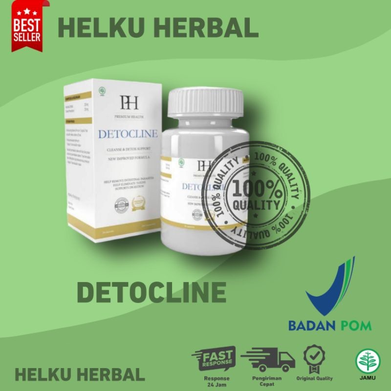 ( Terlaris) Detocline Obat Pembasmi Parasit Original - Obat Anti Parasi
