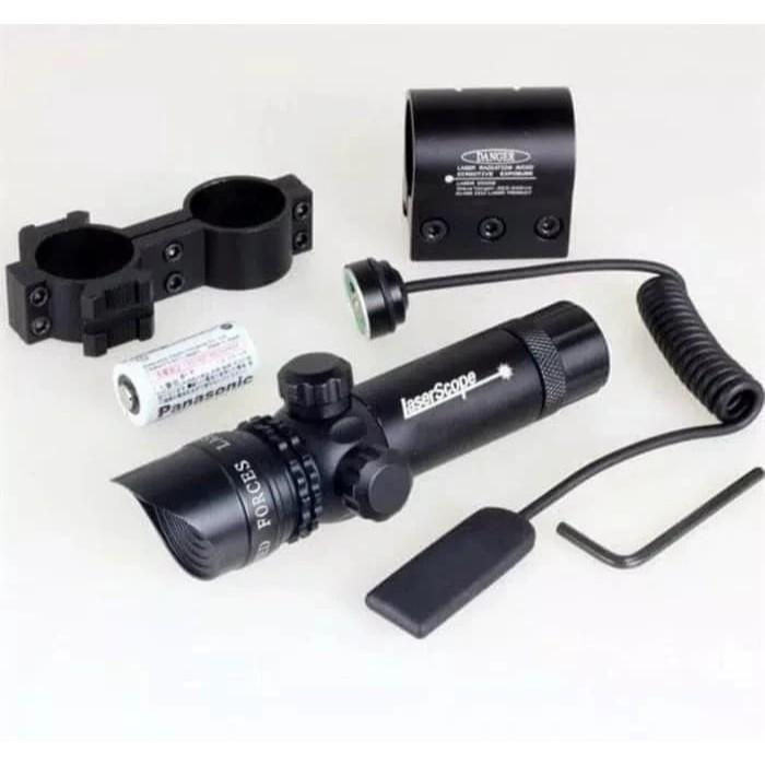 Laser Scope Senapan Tactical JG1 Red Green Dot Laser Senapan Angin & Api