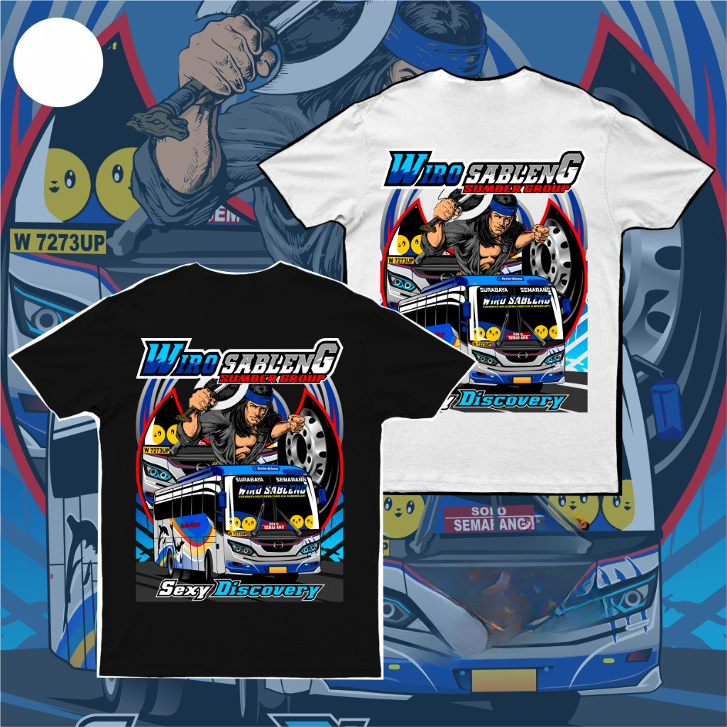 KAOS ANAK BUSMANIA WIRO SABLENG SUGENG RAHAYU TERBARU T-SHIRT KAOS BUS ANAK
